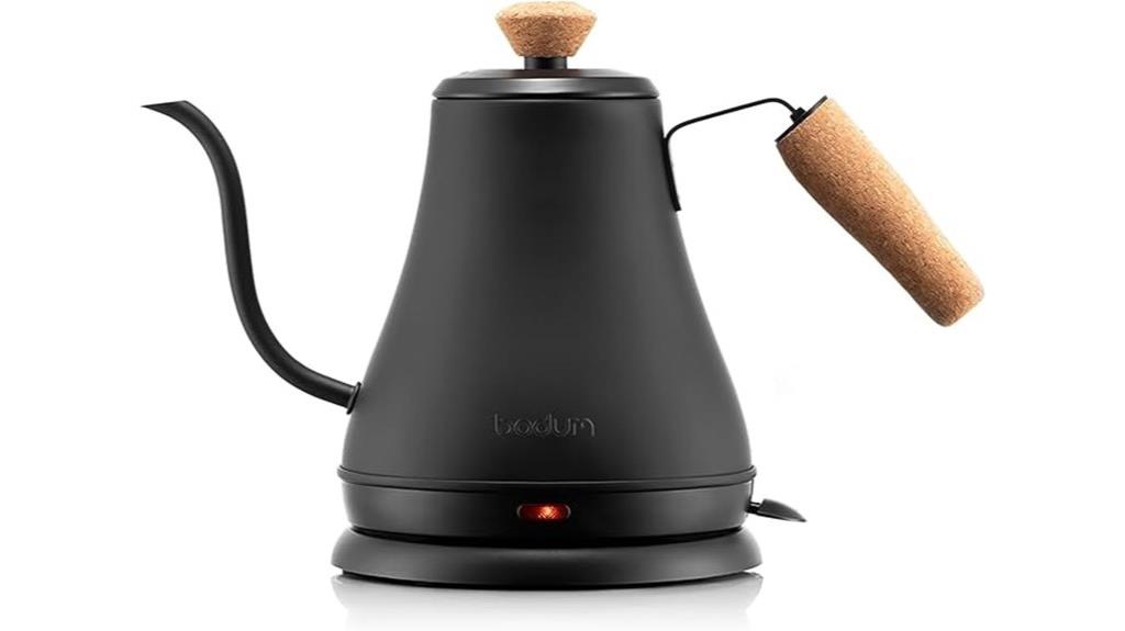 bodum matte black kettle