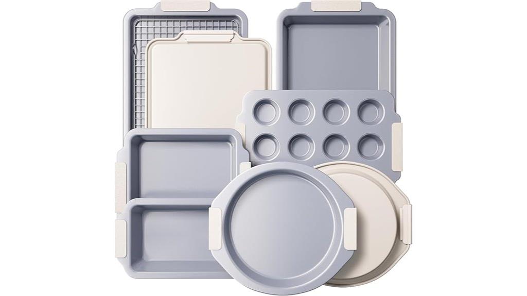 ceramic bakeware 9 piece set