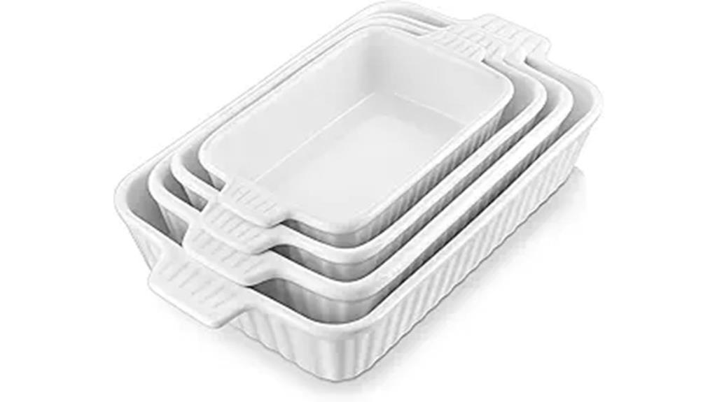 ceramic oven bakeware set