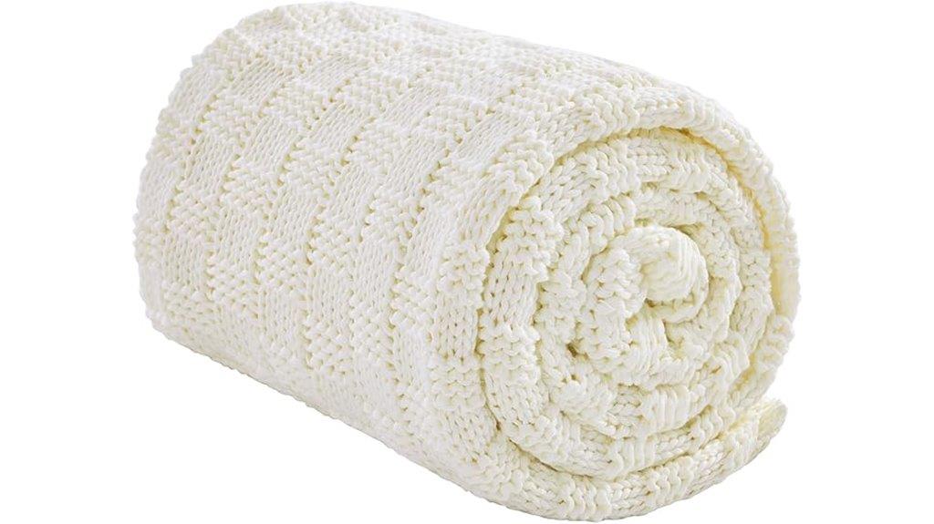 chunky knit cooling blanket