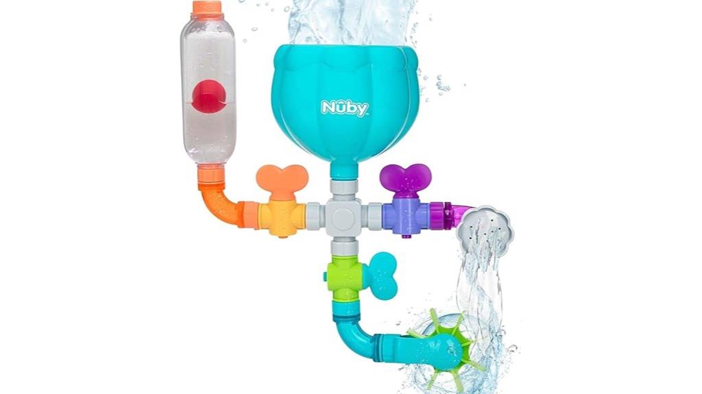 colorful bath pipe toy