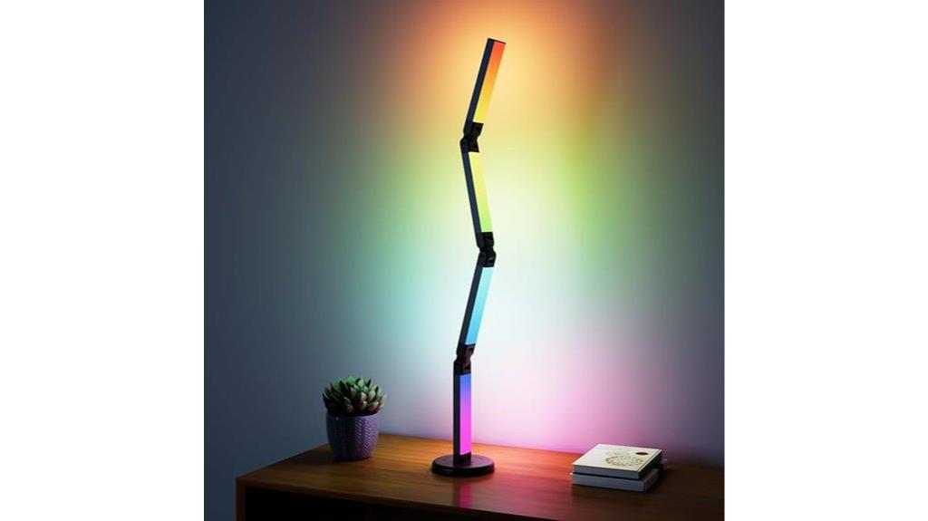 colorful led desk lamp