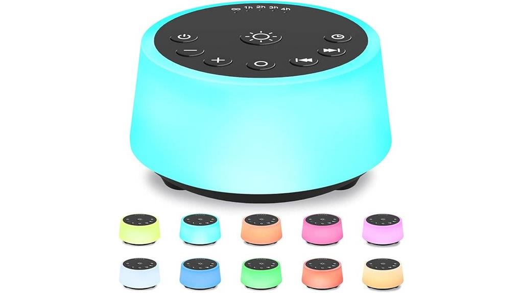 colorful sleep noise machine