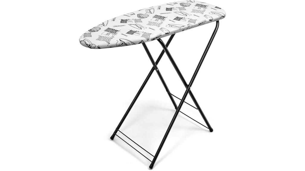 compact heat resistant ironing board