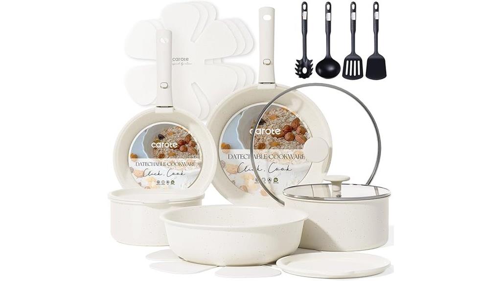 complete 19 piece cookware set