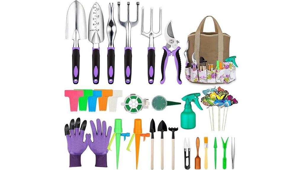 complete 83 piece garden tool kit