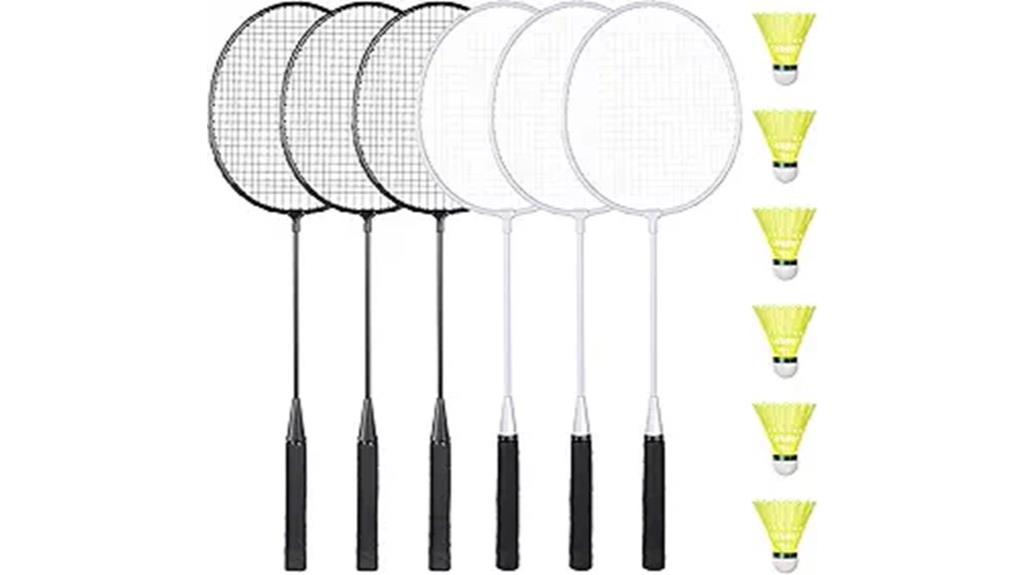 complete badminton racket set