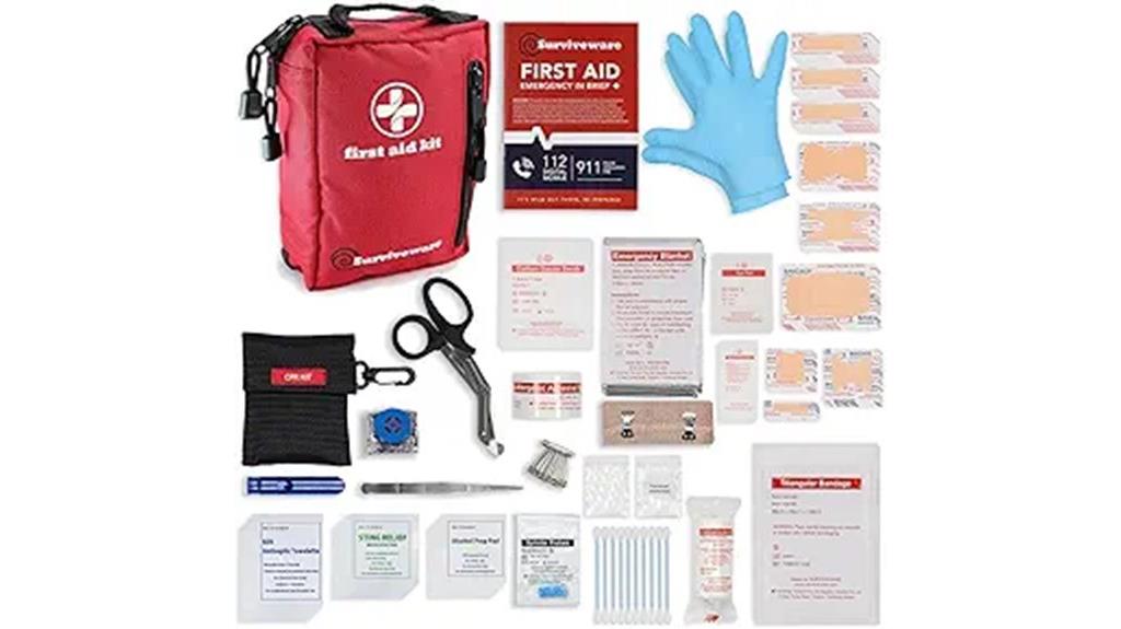 comprehensive 98 piece first aid