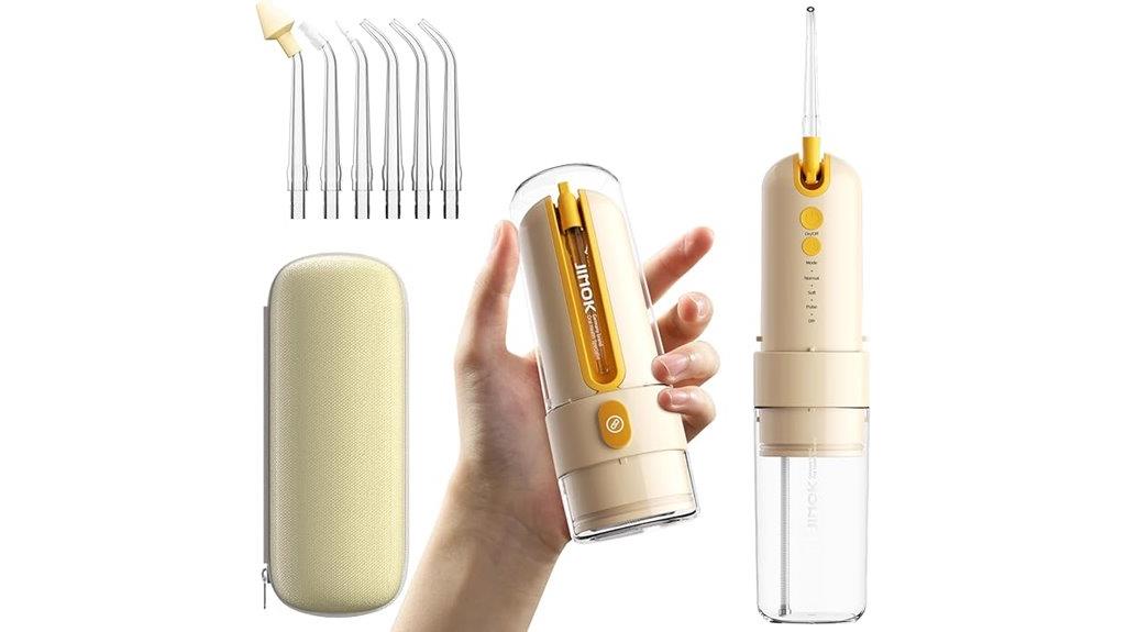 cordless flosser with tips
