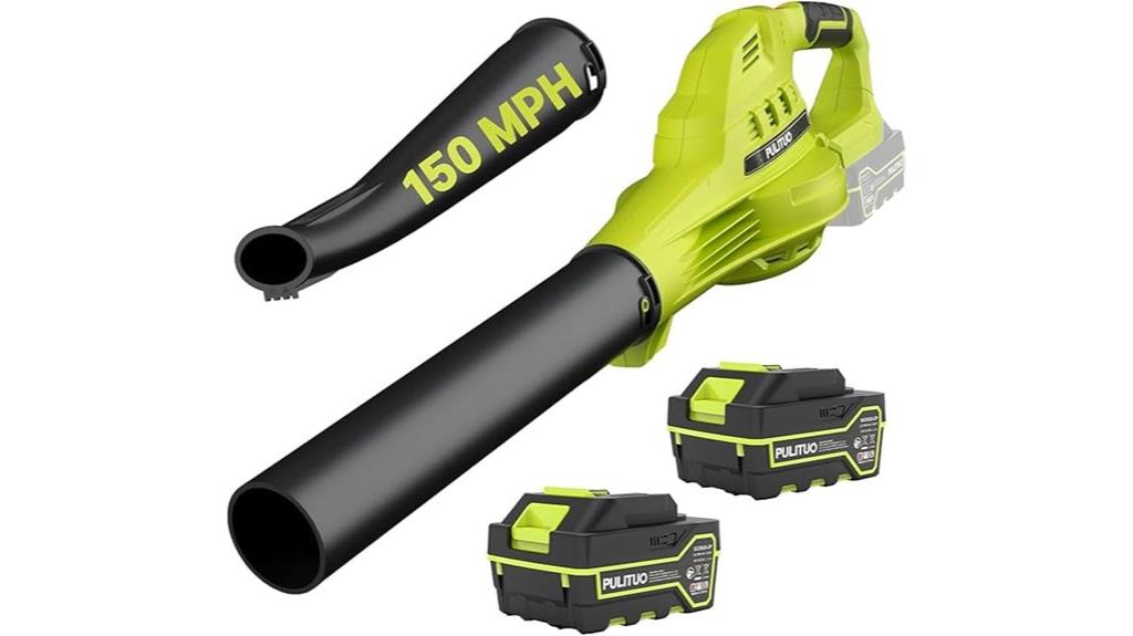 cordless leaf blower set