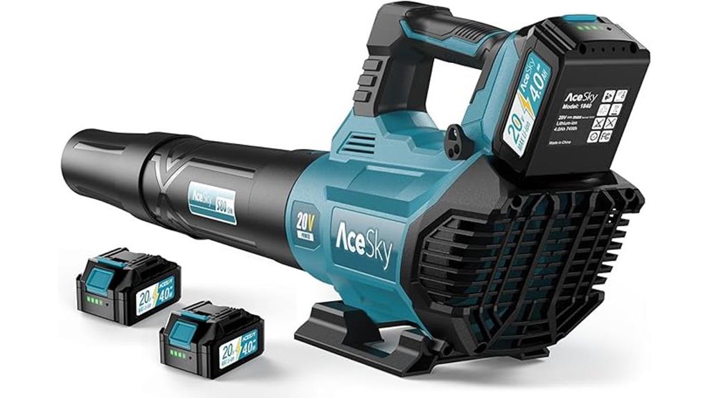 cordless leaf blower set