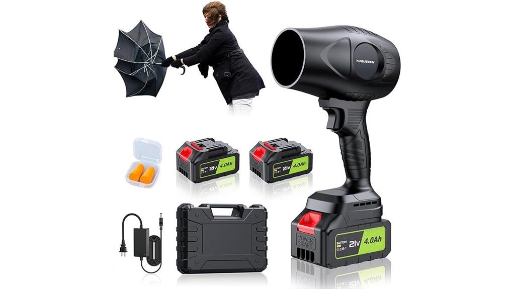 cordless leaf blower set