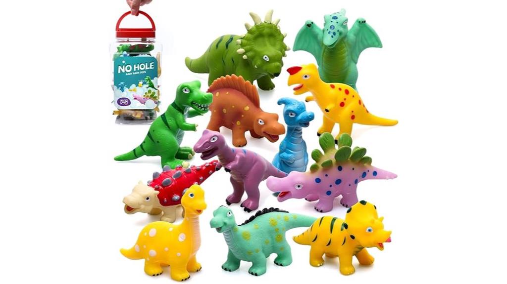 dinosaur shaped kids bath toys