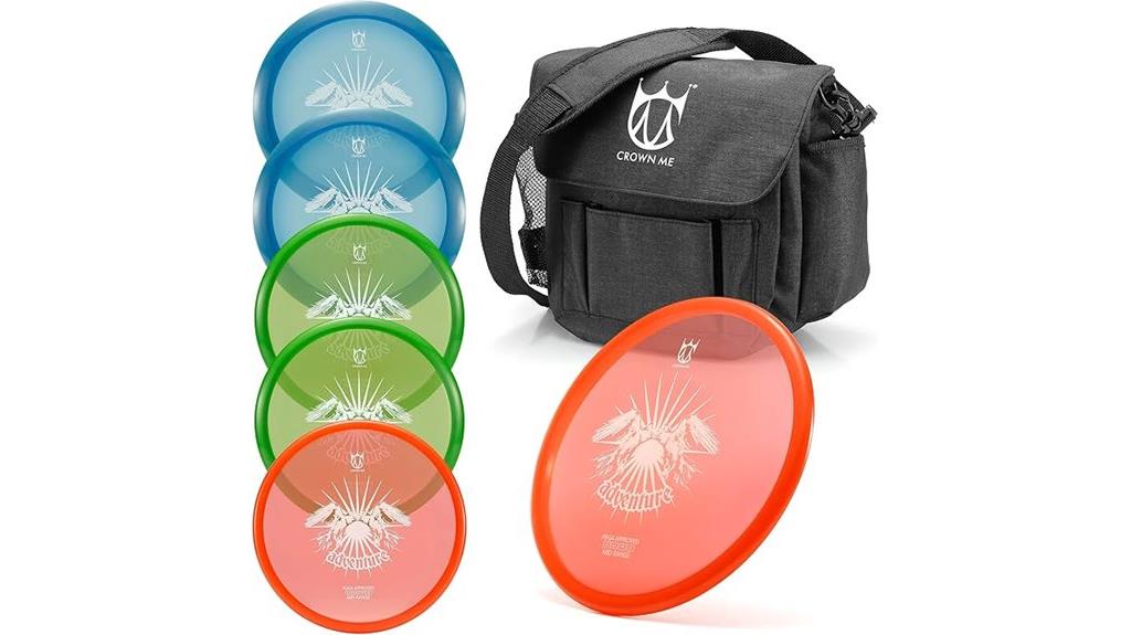 disc golf set with bag