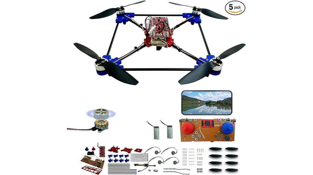 diy quadrotor with brushless