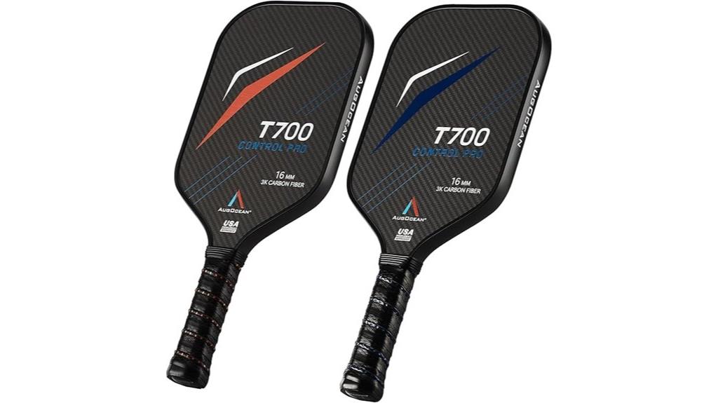 dual carbon pickleball paddles