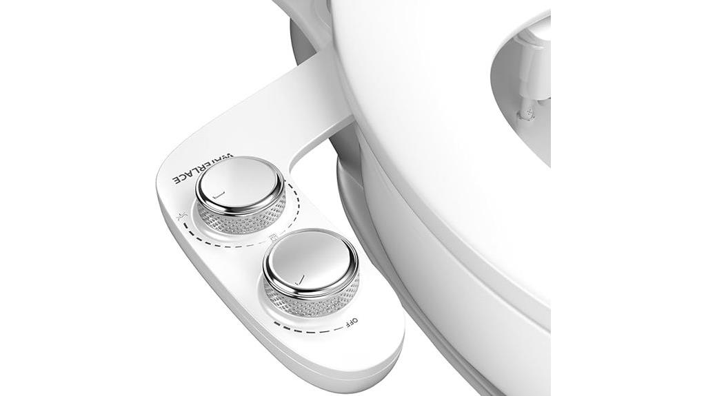 dual nozzle toilet bidet