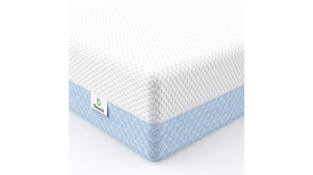 dual sided memory foam crib