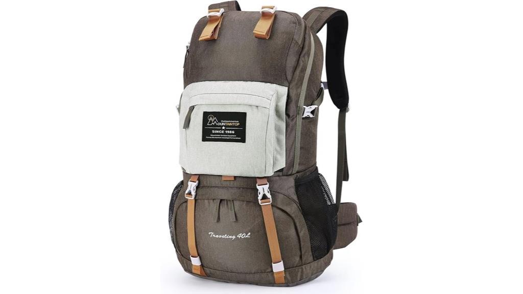 durable 40l hiking backpack