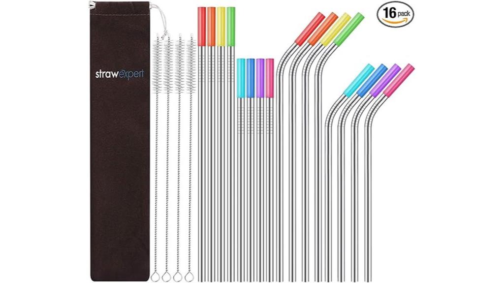 eco friendly stainless straws