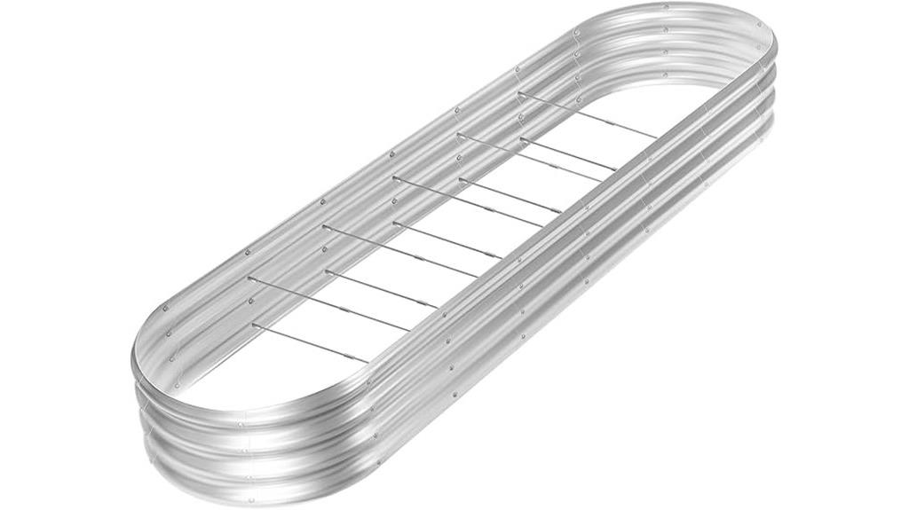 eight foot galvanized garden bed