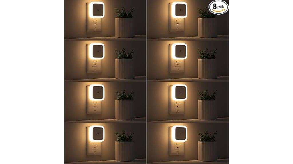 eight plug in night lights