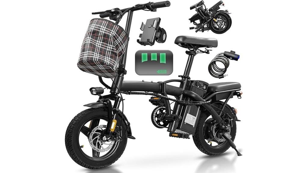 electric folding bike features