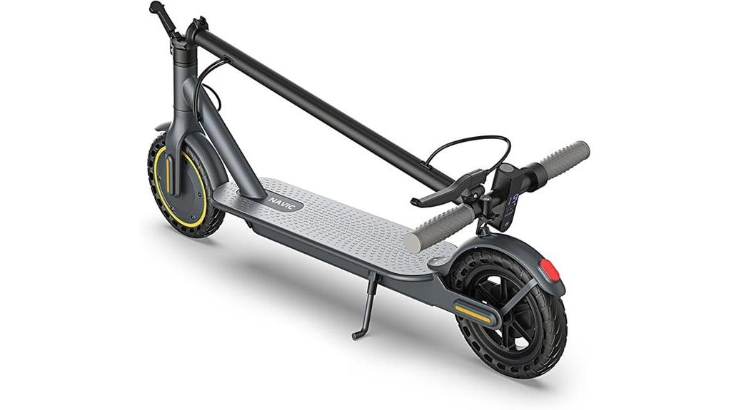 electric scooter with dual suspension