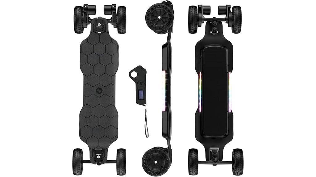 electric skateboard with remote