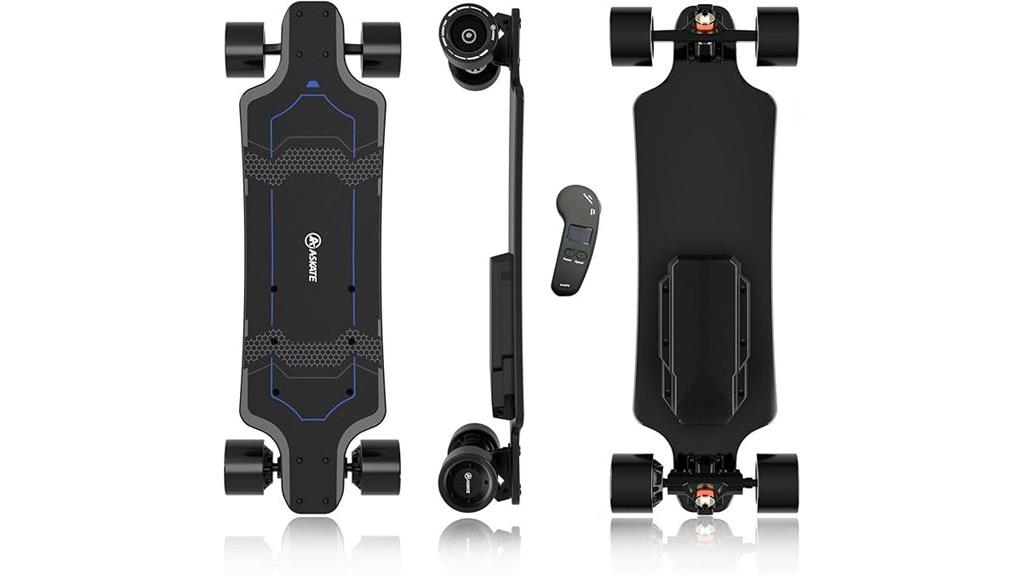 electric skateboard with remote