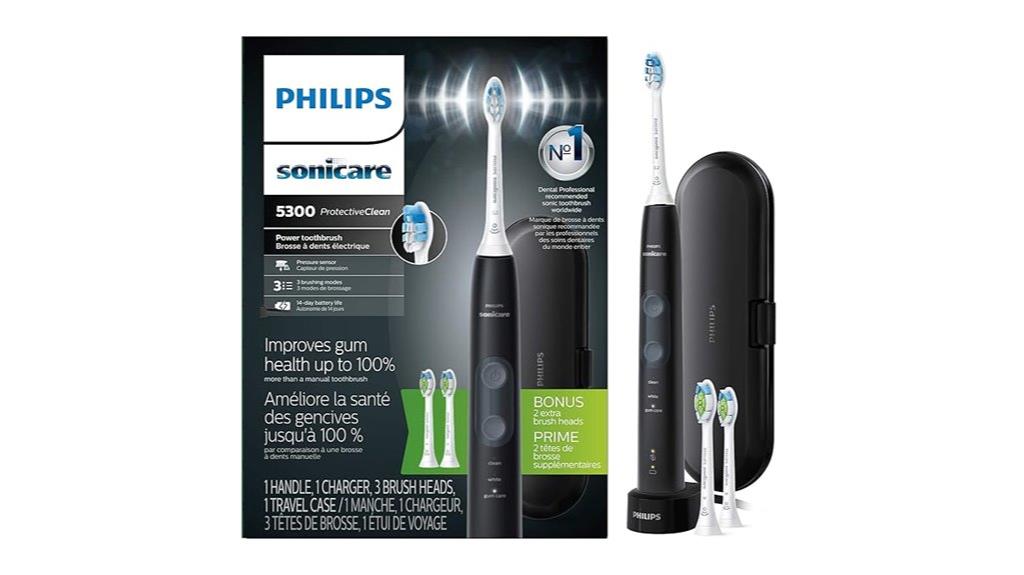 electric toothbrush with protectiveclean