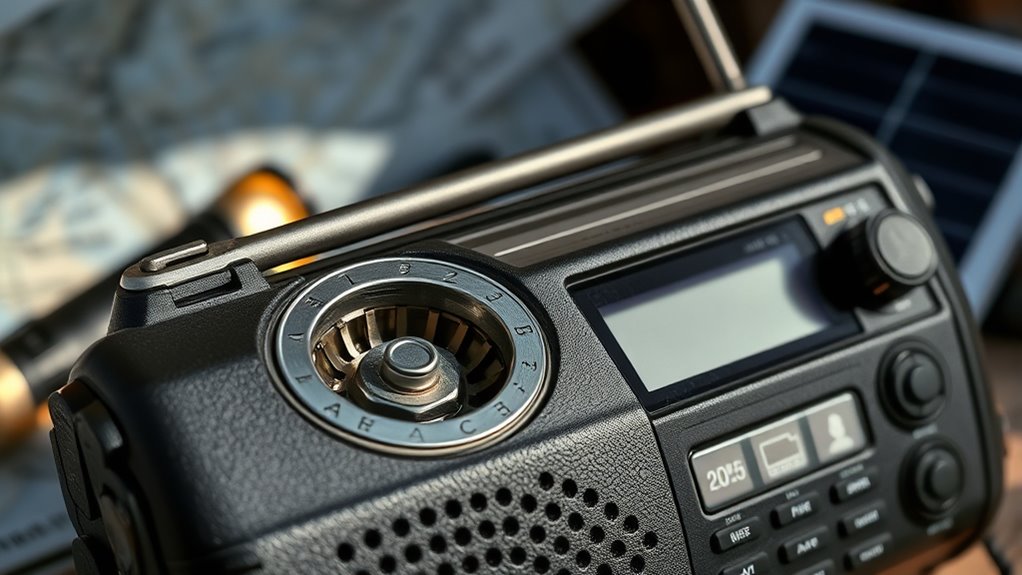 emergency radio power features