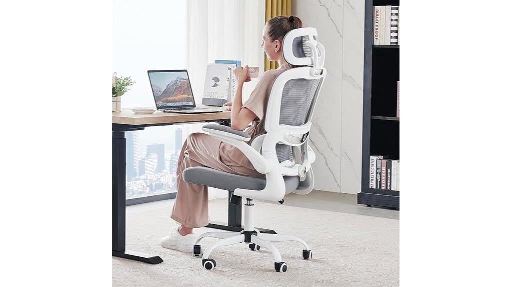 ergonomic chair with wheels