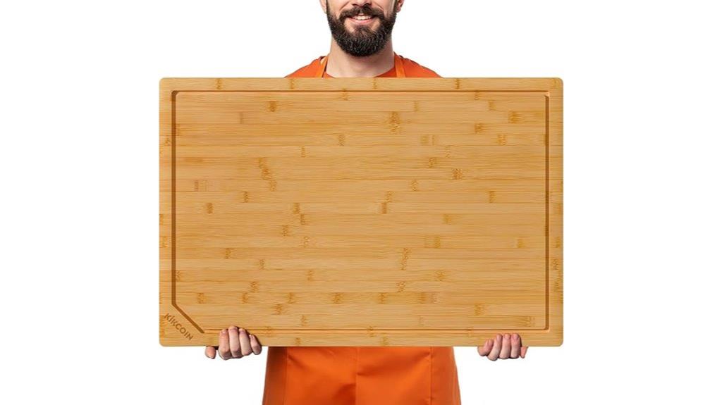 extra large bamboo cutting board