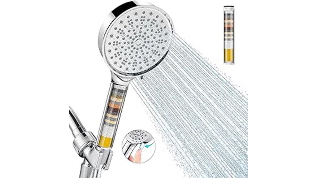 filtered handheld shower head