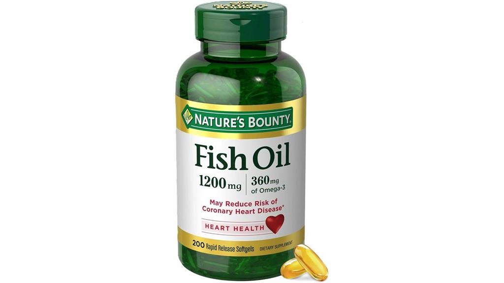fish oil omega 3 softgels