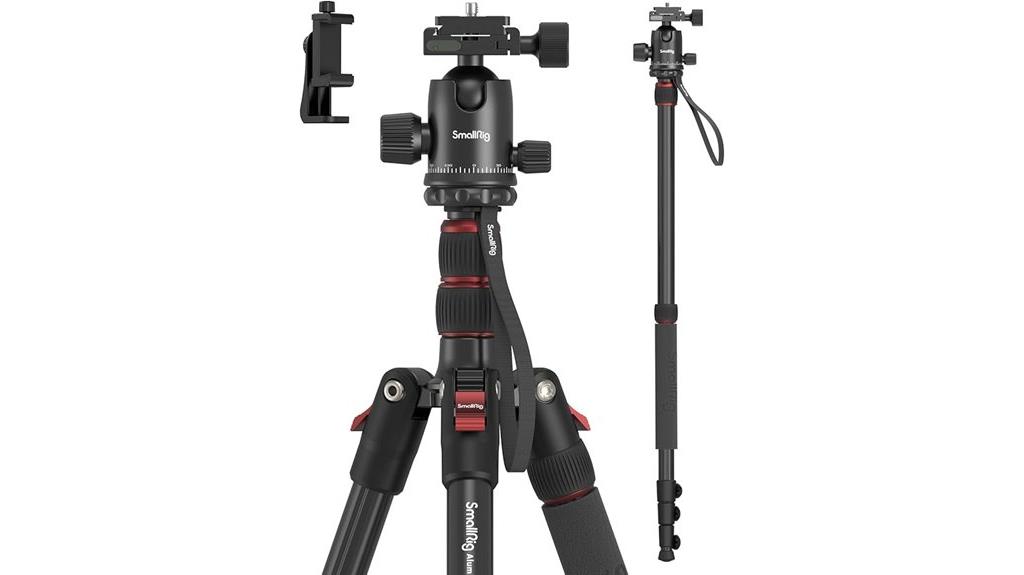 foldable aluminum tripod monopod