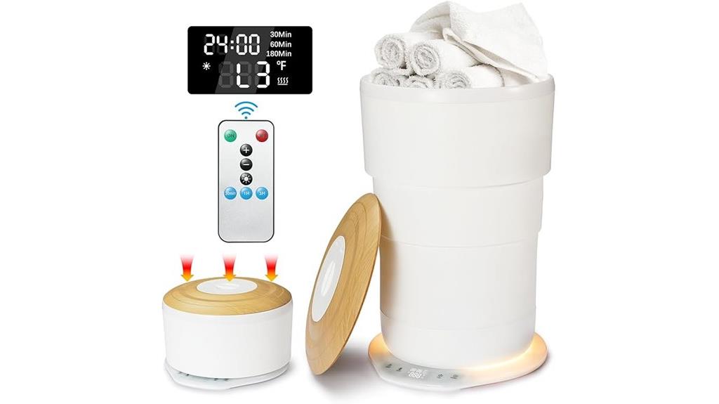 foldable bathroom towel warmer