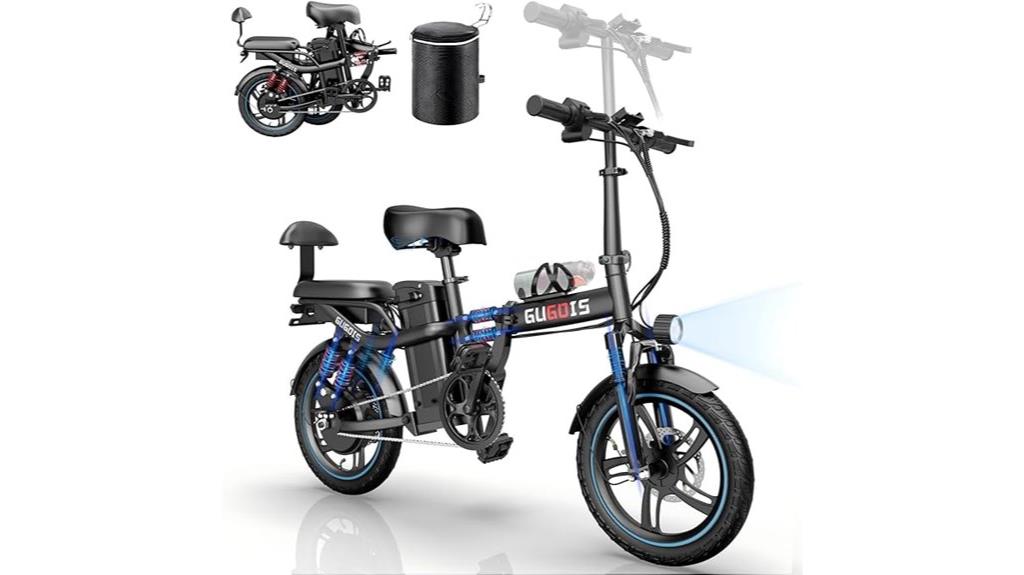 folding electric bike features