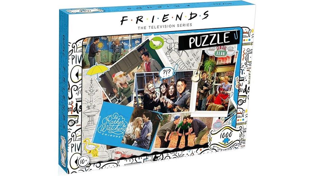 friends themed 1000 piece puzzle