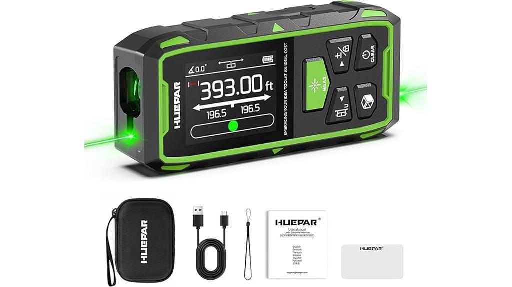 green beam laser distance meter