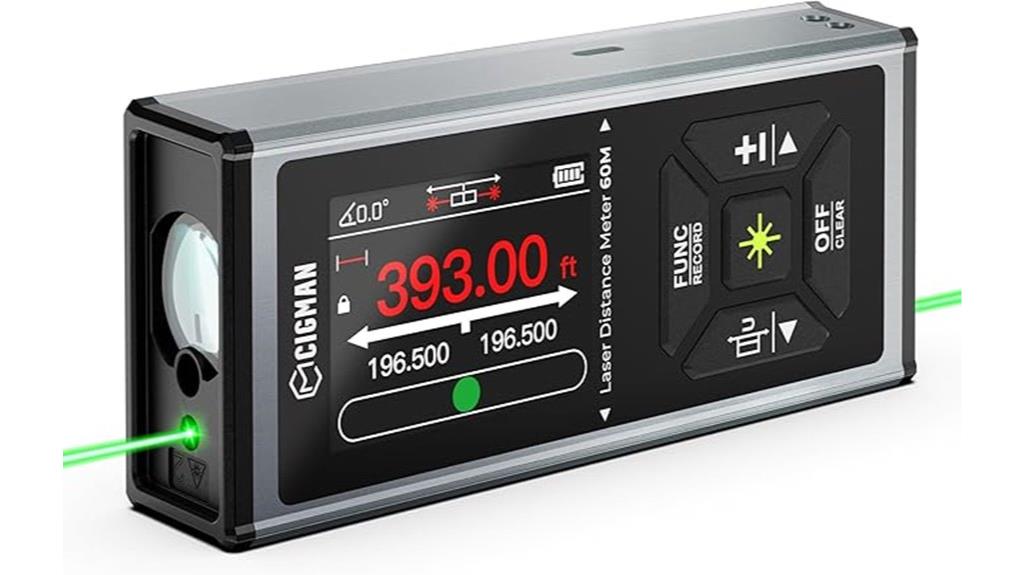 green laser distance meter