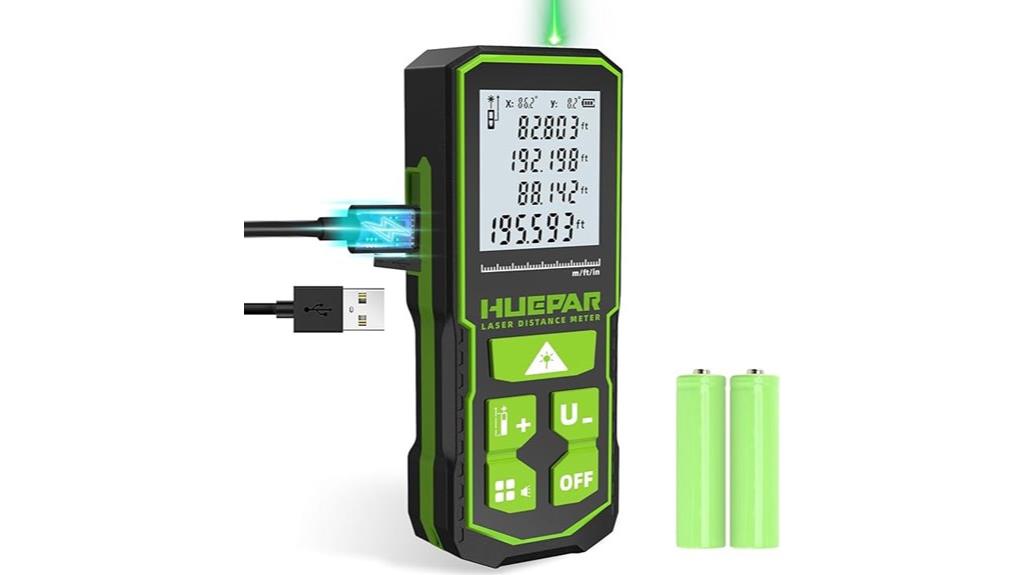 green laser measuring device