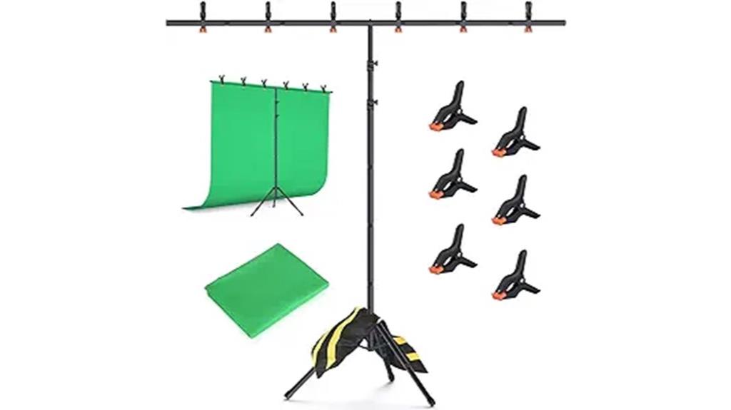 green screen kit with stand