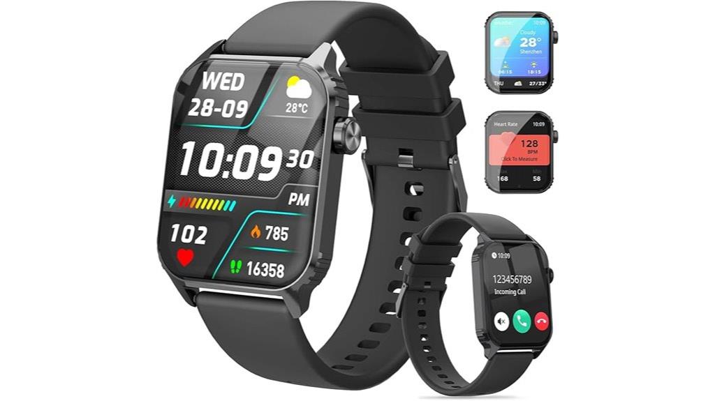 hd smartwatch with heart monitor