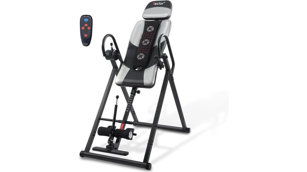 heated inversion table heavy duty