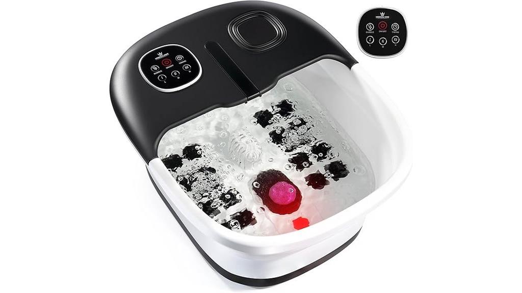 heated massaging foot spa