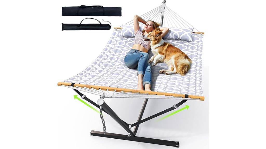 heavy duty outdoor hammock stand