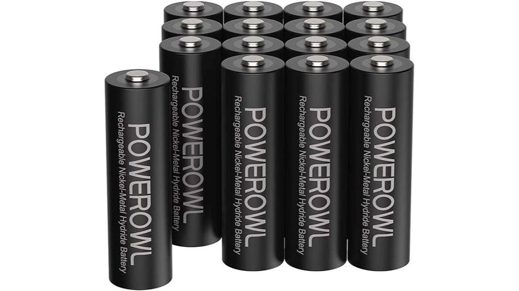 high capacity rechargeable batteries