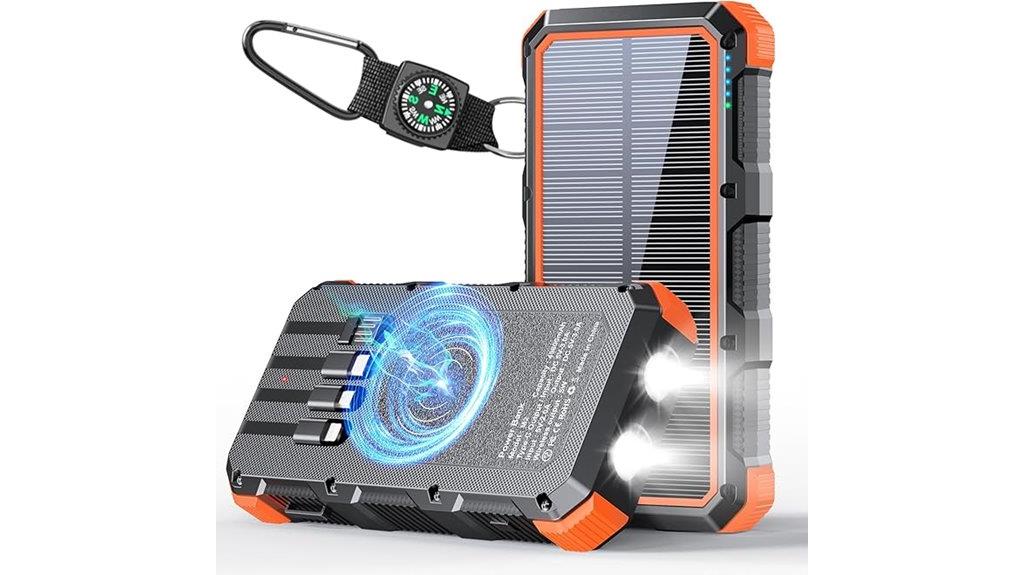 high capacity solar power bank